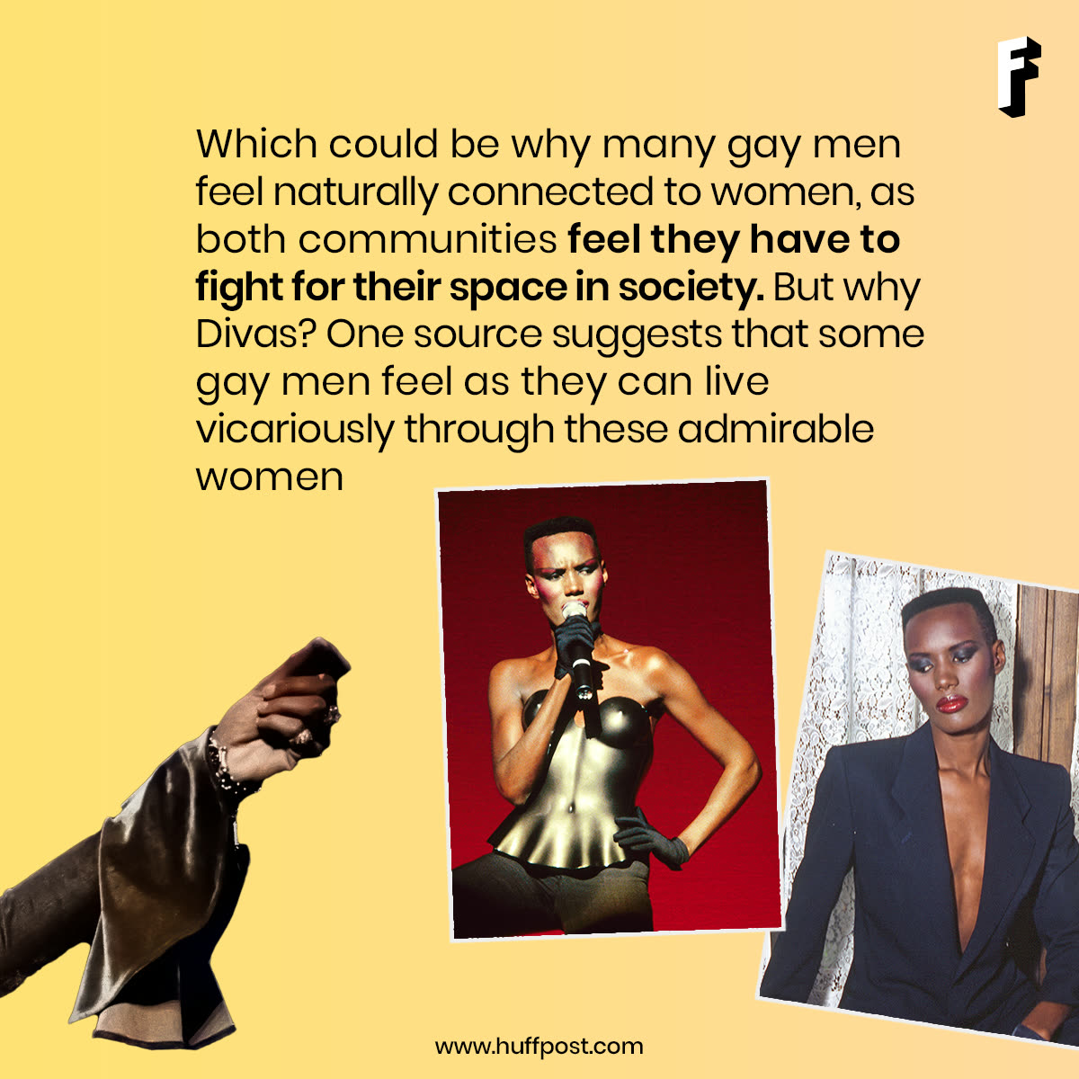Carosello «The phenomenon of diva worship among the gay community is widespread, but not often thought about», fotogramma 3 di 6