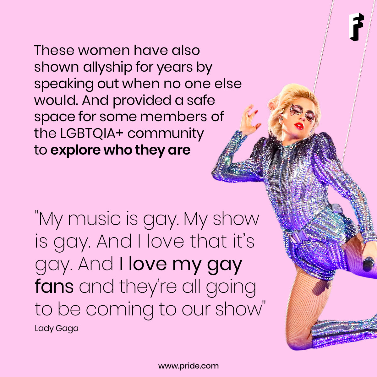 Carosello «The phenomenon of diva worship among the gay community is widespread, but not often thought about», fotogramma 6 di 6
