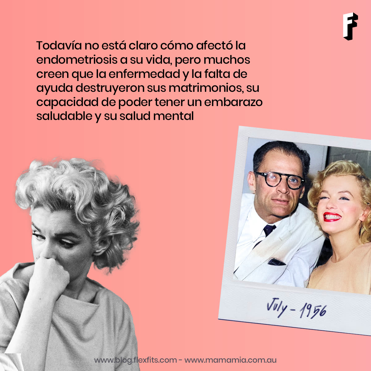 Carosello sull'endometriosi di Marilyn Monroe, fotogramma 3 di 7