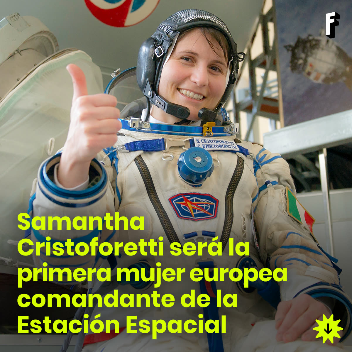 News su Samantha Cristoforetti, spagnolo